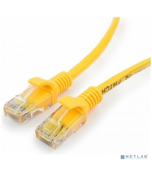 Патч-корд UTP Cablexpert cat.5e, 3м, литой, многожильный, желтый