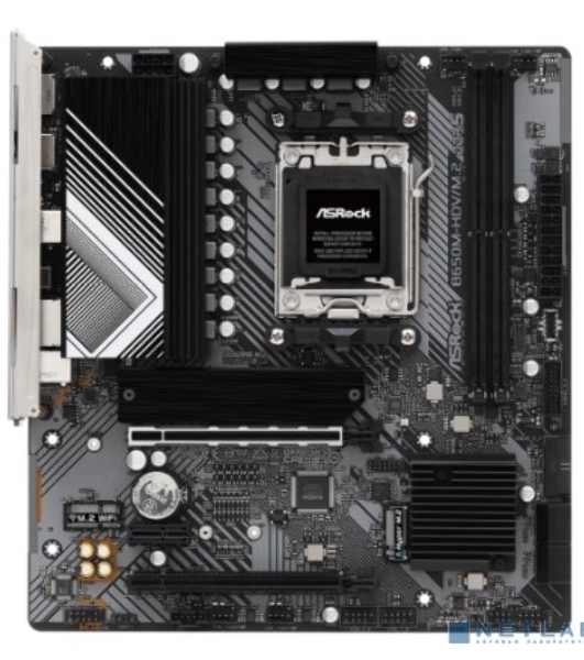Материнская плата ASRock B650M-HDV/M.2, AM5, AMD B650, 2xDDR5, 4xSATA, 2xM.2, 1xPCIe 4.0 x16, 1xPCIe 4.0 x4, 1xPCIe 3.0 x1, 1xDP, 1xHDMI, 1x2.5Gb LAN, 1xUSB-C 5Gbps, 2xUSB-A 5Gbps, 4xUSB-A 2.0, 3x3.5 мм, 7.1, mATX