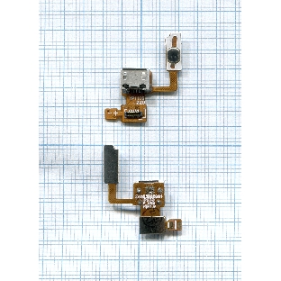 Плата разъема питания с кнопкой включения для LG Optimus черный P970