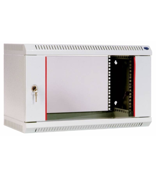 Шкаф телеком. настен, 6U, 600x650 дверь стекло (ШРН-6.650) (1 коробка)