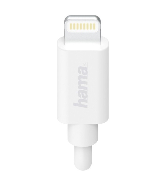 Автомобильное зарядное устройство Hama H-183291 1A кабель Apple Lightning белый