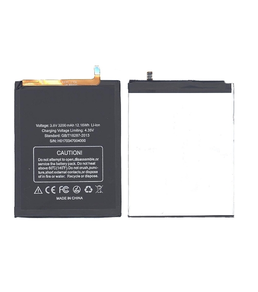 Аккумуляторная батарея BAT16523200 для Doogee Y6, Y6c 3200mAh 3,8V