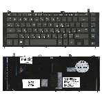 Клавиатура для ноутбука HP ProBook 4425s черная с черной рамкой, фото3