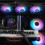 Система жидкостного охлаждения Thermalright Aqua Elite 360 V3 ARGB Soc-AM5/AM4/1151/1200/2066/1700 черный 4-pin 25.6dB Al Ret (A-ELITE-BL-360-ARGB-V3), фото4