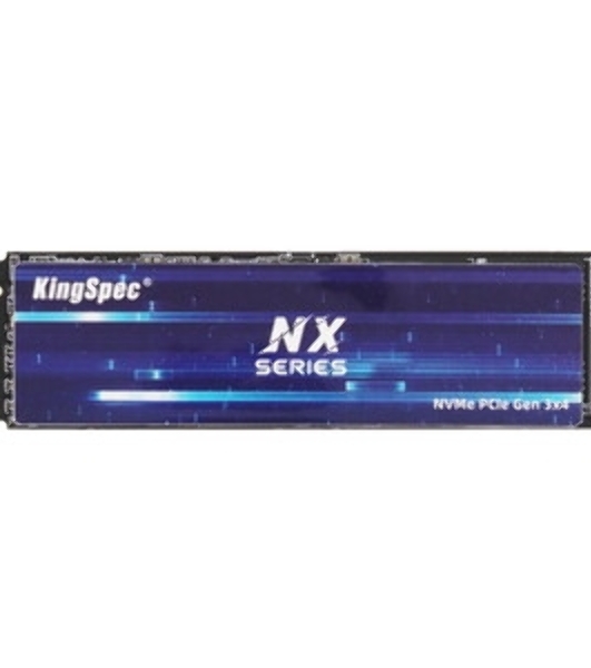 Накопитель SSD KingSpec NX-512, 512Gb, PCIe 3.0 x4, M.2 2280, NVMe, R/W 3400/3100