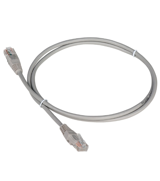 Патч-корд LANMASTER TWT UTP cat.5e, с заливными колпачками, 20.0 м, серый