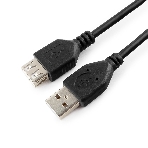 Кабель Gembird PRO USB 2.0 удлинительный 4.5м AM/AF позол.конт., фер.кол., пакет, фото 1