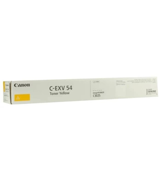 Картридж лазерный Canon C-EXV54Y (1397C002) желтый (8 500 стр.) для Canon imageRUNNER C3226i/C3025i/C3025/C3125i