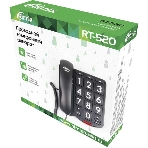 Телефон проводной Ritmix RT-520 черный, фото6