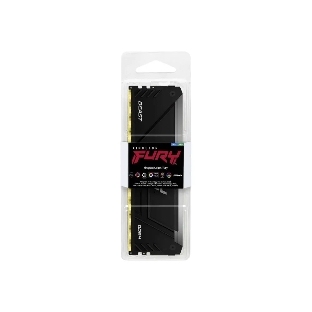 Оперативная память Kingston Fury Beast, DDR4, 32GB (1x32GB), 3600MHz, CL18, DIMM, с радиатором, RGB, черный