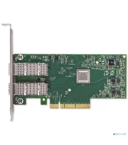 Сетевая карта Mellanox ConnectX-4 Lx EN network interface card, 10GbE dual-port SFP+, PCIe3.0 x8, tall bracket, ROHS R6