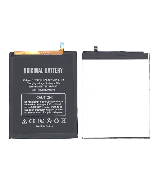 Аккумуляторная батарея BAT16523200 для Doogee Y6, Y6c 3200mAh 3,8V