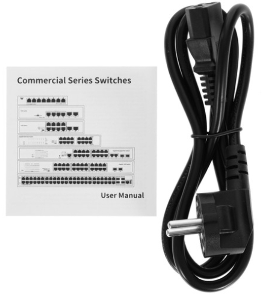 Коммутатор GIGALINK GL-SW-G005-04P(BT), 4×1 Гбит/с PoE + 2×1 Гбит/с SFP, неуправляемый