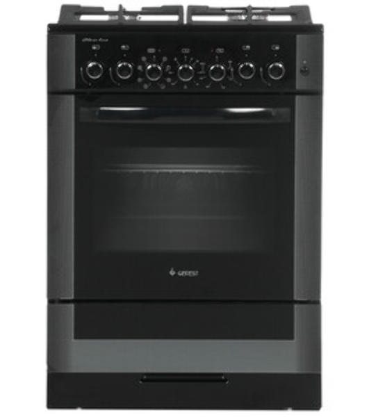 Плита комбинированная Gefest 6502-03 0029 черный, конфорок 4 газовых, духовка 55 л, 60 см x 85 см x 60 см