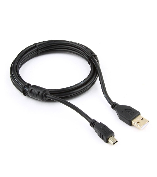 Кабель Gembird PRO USB 2.0 для соед. 1.8м А-miniB (5 pin) позол.конт., фер.кол.