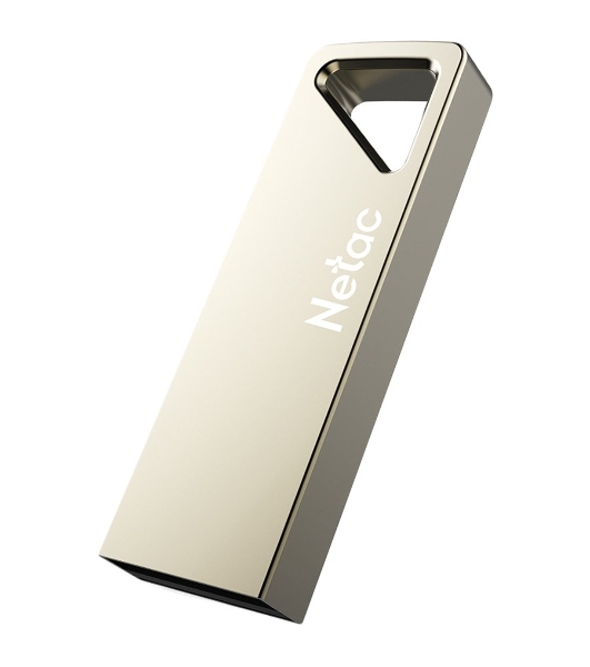 Флешка USB Netac U326 (NT03U326N-032G-20PN), 32Gb, USB 2.0, R/W 50/15, серебристый