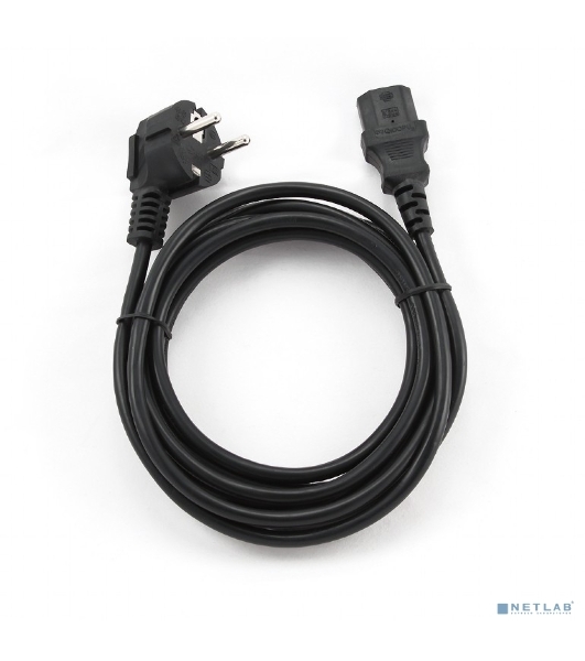 Кабель Gembird Power 250V 10A EUR, VDE питания сетевой, Евровилка, заземление, 5m (PC-186-VDE-5M)