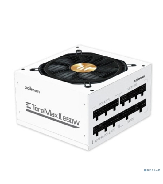 Блок питания Zalman ZM850-TMX2, 850W, 850Вт, 120мм, 80 PLUS Gold, модульный, белый