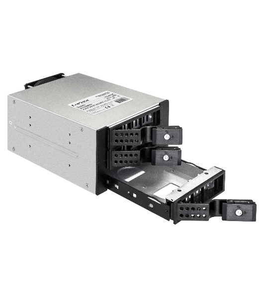Корзина для HDD ExeGate EX291656RUS HS335-02 (универсальная, на 3*3,5'/2.5' SATA HDD, занимает 2*5,25' отсека, RTL)