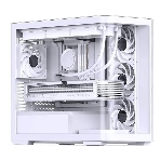 Корпус без блока питания JONSBO D300, Mini-Tower, TG, no fan, 2xUSB-A 3.2 + 1xUSB-C 3.2, mATX, mITX White, фото42