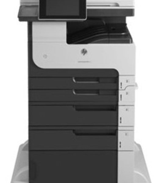 МФУ лазерное HP LaserJet Enterprise MFP M725f, лазерный принтер/сканер/копир/факс A3, 40ppm, 1200dpi, 1024Mb, 320Gb HDD, 5 trays 100+250+250+500+500, Cabinet, ADF100, Duplex, USB/LAN/FIH, Color LCD20i, 1y warr, repl. Q7830A M5035x, Q7831A M5035xs)
