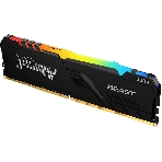 Оперативная память Kingston Fury Beast, DDR4, 64GB (2x32GB), 3200MHz, CL16, DIMM, с радиатором, RGB, черный, фото4
