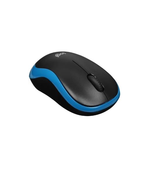 Мышь беспроводная Logitech M185 синий, 1000 dpi, радиоканал, USB, кнопки - 3