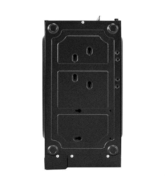 Компьютерный корпус Miditower ExeGate AA-443-AA500 (ATX, AA500 8 см, 2хUSB+HD Audio, черный)