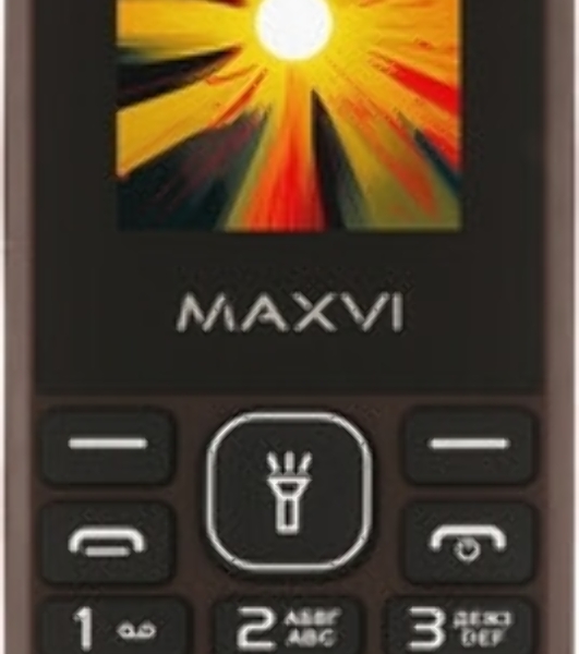 Мобильный телефон Maxvi C27 коричневый