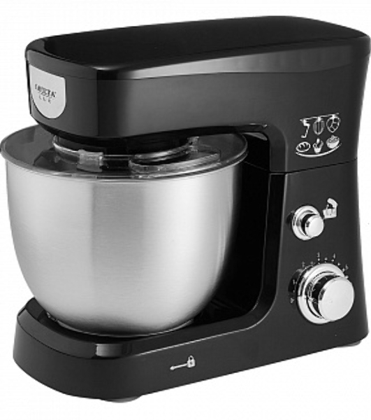 Миксер планетарный Delta LUX DE-7900Р черный : 1000 Вт,чаша из нерж.стали-3,5л (2)