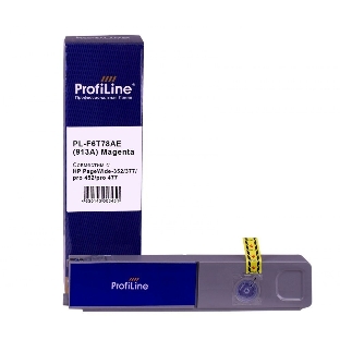 Картридж струйный ProfiLine PL-F6T78AE(913A) для принтеров HP PageWide-352/377/pro 452/pro 477 с чернилами Magenta 55 мл