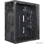 Компьютерный корпус Minitower ExeGate mEVO-9302-RGb-600W-12 (mATX, БП 600NPX с вент. 12см, 2хUSB+1хUSB 3.0, HD аудио, черный с RGb подсветкой), фото6