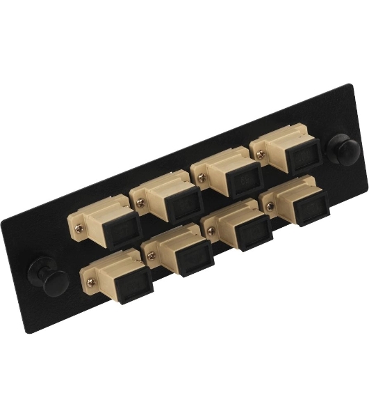 Панель Lanmaster LAN-APM-8X2LC/OS2 1/4 19' 8xLC дупл. 9/125 OS2 (упак.:1шт)