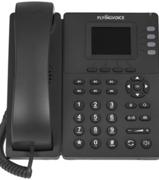 Телефон IP Flyingvoice P21 серый (упак.:1шт)