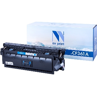 Картридж лазерный NVPrint совместимый НР CF361A Cyan для LJ Color M552/M553 (5000k)