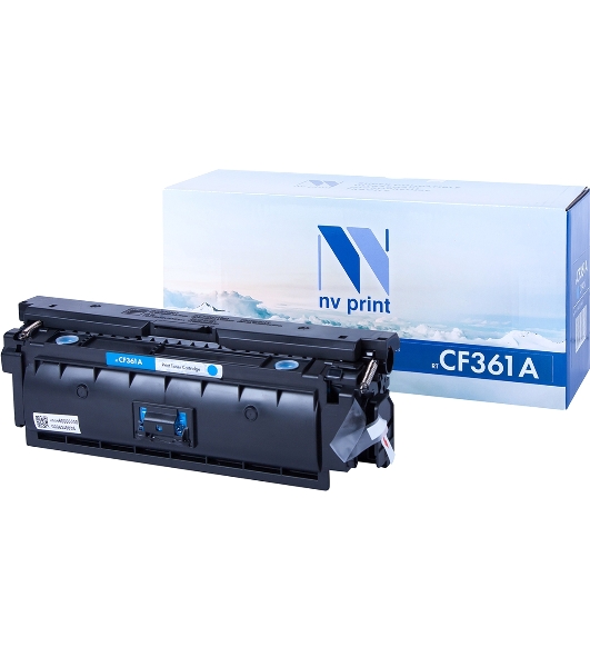 Картридж лазерный NVPrint совместимый НР CF361A Cyan для LJ Color M552/M553 (5000k)