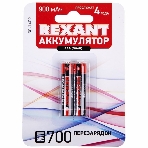 Аккумулятор Rexant тип AAA 'мизинчиковый' 1.2 В 900 мА·ч, фото2