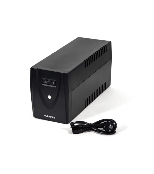 Источник бесперебойного питания RAPAN-UPS 1500 220В 1500В.А/900Вт меандр с АКБ 2х7А.ч интерактивный Бастион 736