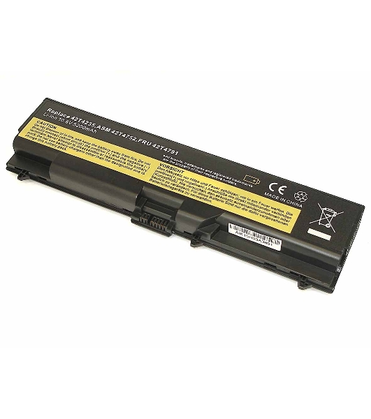 Аккумуляторная батарея для ноутбука Lenovo ThinkPad T410 (42T4235) 10.8V 5200 mAh OEM черный