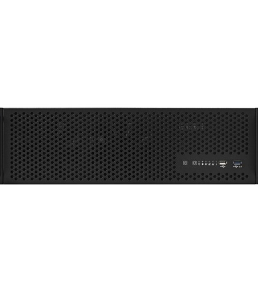 Серверный корпус ExeGate Pro 3U450-09 (RM 19', высота 3U, глубина 450, БП 2U-500ADS, USB)