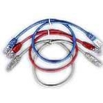 Патч-корд UTP Cablexpert cat.5e, 1м, литой, многожильный, синий, фото 1