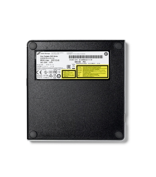 Оптический привод DVD-RW LG GP57ES40 серебристый USB внешний