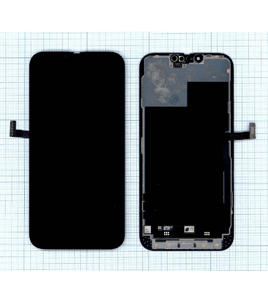Дисплей (модуль) для Apple iPhone 13 Pro Max в сборе с тачскрином (Soft Oled), черный