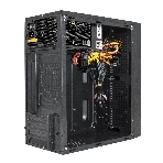 Компьютерный корпус Minitower ExeGate mEVO-9301-NPX450 (mATX, БП 450NPX с вент. 12см, с окном, 2хUSB+1хUSB 3.0, HD аудио, черный, с RGb подсветкой), фото6