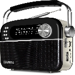 Радиоприемник SVEN SRP-505 (4 Вт, FM/AM/SW, USB, SD/microSD, Bluetooth, 1200 мА·ч)черный, фото14