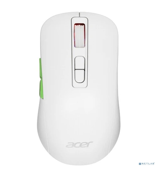 Мышь беспроводная Acer OMR311 белый, 2400 dpi, радиоканал, Bluetooth, USB, кнопки - 7