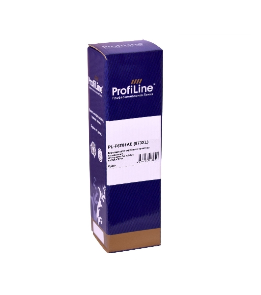 Картридж струйный ProfiLine PL-F6T81AE (№973XL) для принтеров HP PageWide Pro 452/477/P55250/P57750 с чернилами Cyan