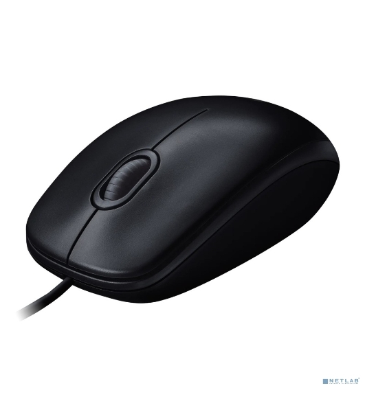 Мышь проводная Logitech M100/100R DARK/GREY (темно-серая/черная), 1000 dpi, USB, кнопки - 3
