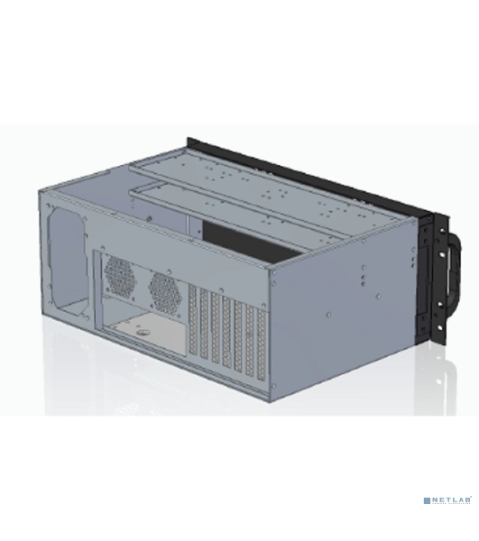 Серверный корпус Procase 4U300-08 Корпус 4U server case,8HDD,черный,без блока питания PS/2 ATX,глубина 300мм, MB ATX 12'x9.6'