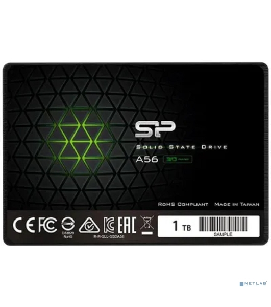 Накопитель SSD Silicon Power Ace A56, 1TB, SATA III, 2.5', R/W 560/530